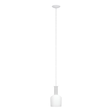 Eglo 62265 - Żyrandol na lince PASCOA PRO 1xE27/60W/230V 15,6 cm biały