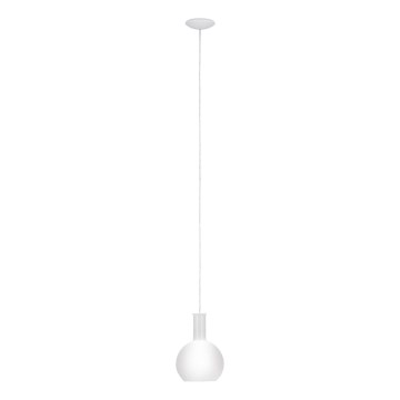 Eglo 62266 - Żyrandol na lince PASCOA PRO 1xE27/60W/230V 20 cm biały
