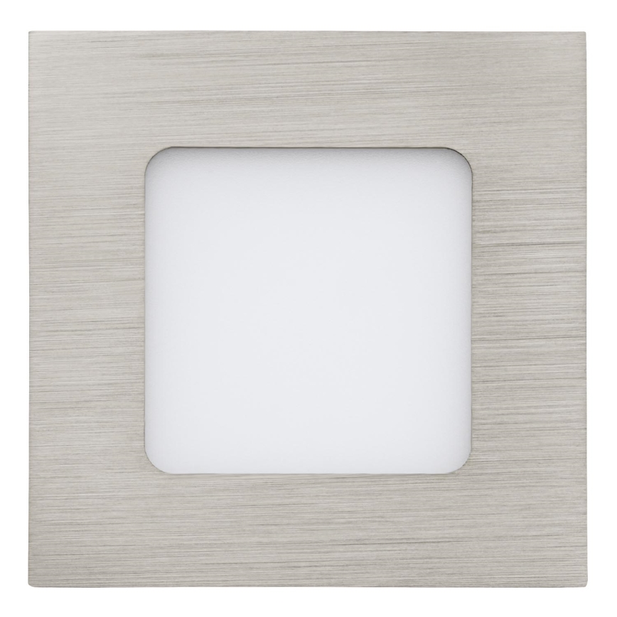 Eglo 64598 - LED Oprawa wpuszczana FUEVA 1 PRO LED/2,8W/230V 4000K 8,5x8,5 cm matowy chrom