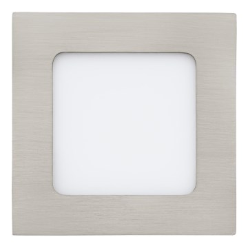 Eglo 64608 - LED Oprawa wpuszczana FUEVA 1 PRO LED/5,5W/230V 3000K 12x12 cm matowy chrom