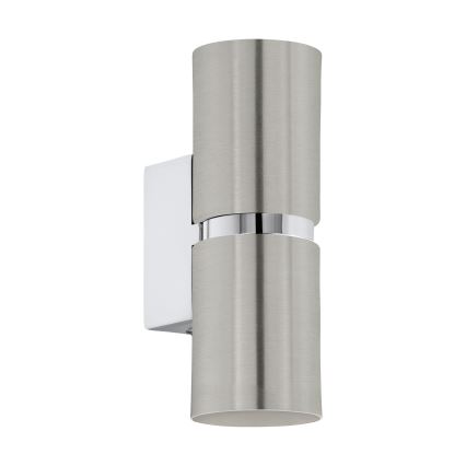 Eglo 64794 - LED Kinkiet PASSA PRO 2xGU10/3,3W/230V 3000K matowy chrom