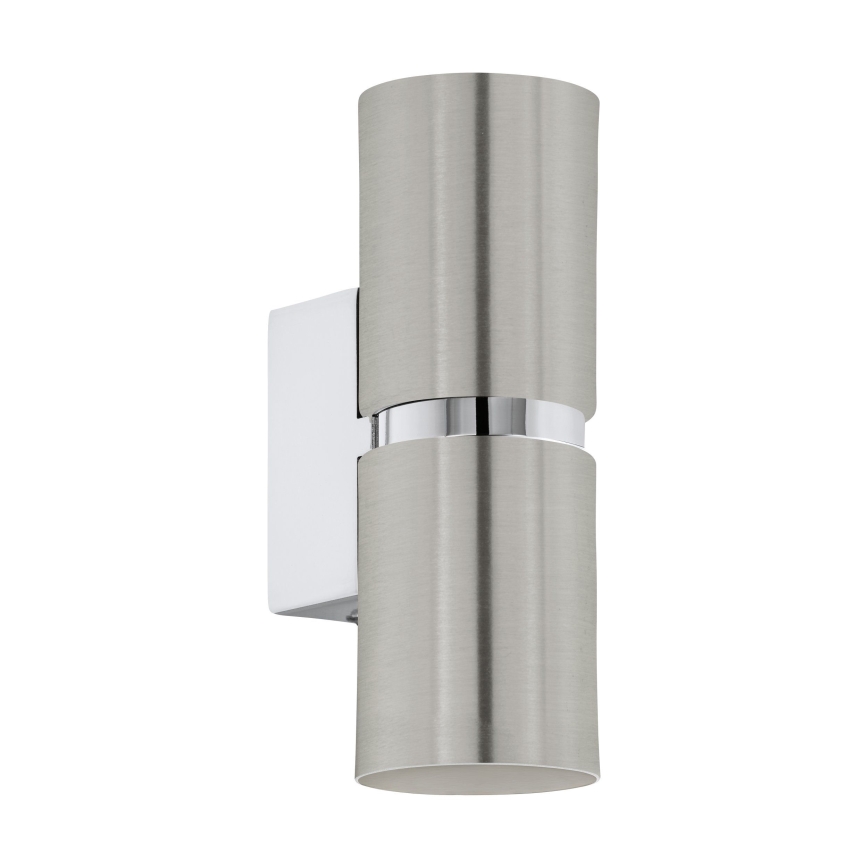 Eglo 64794 - LED Kinkiet PASSA PRO 2xGU10/3,3W/230V 3000K matowy chrom