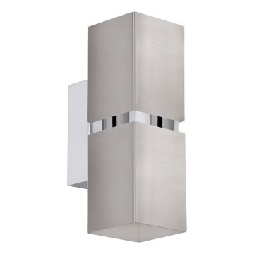 Eglo 64797 - LED Kinkiet PASSA PRO 2xGU10/3,3W/230V 3000K matowy chrom