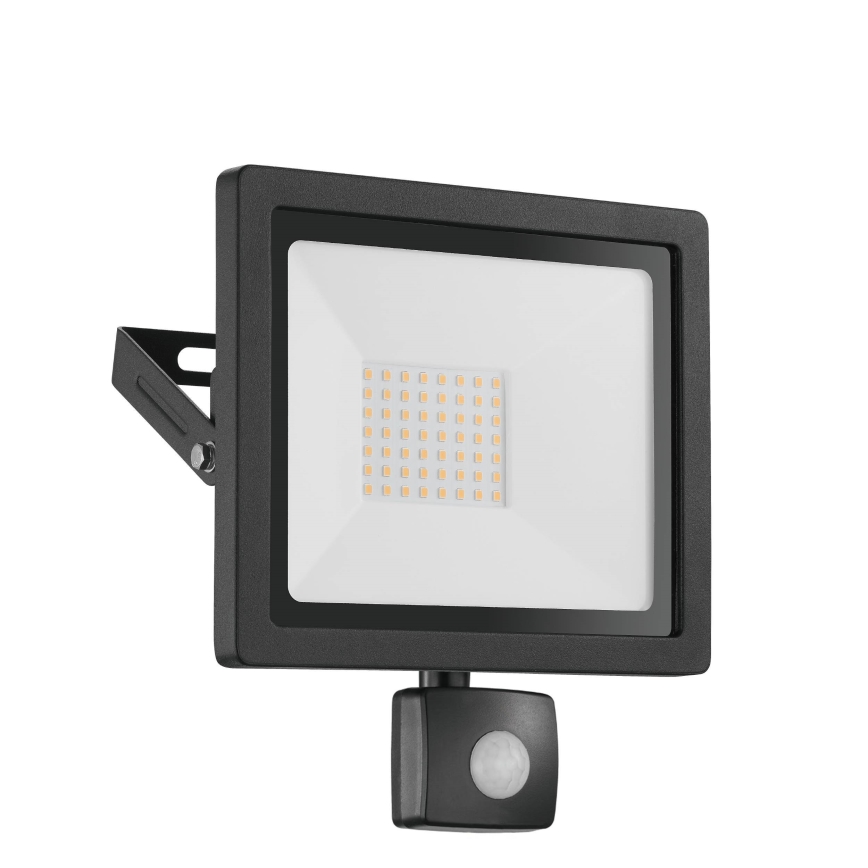 Eglo 64871 - LED Reflektor z czujnikiem FILETTI LED/20W/230V 3000K IP44 czarny