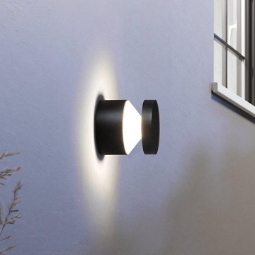Eglo 65038 - Zewnętrzny kinkiet LED MELZO PRO LED/11W/230V 3000K IP44 czarny