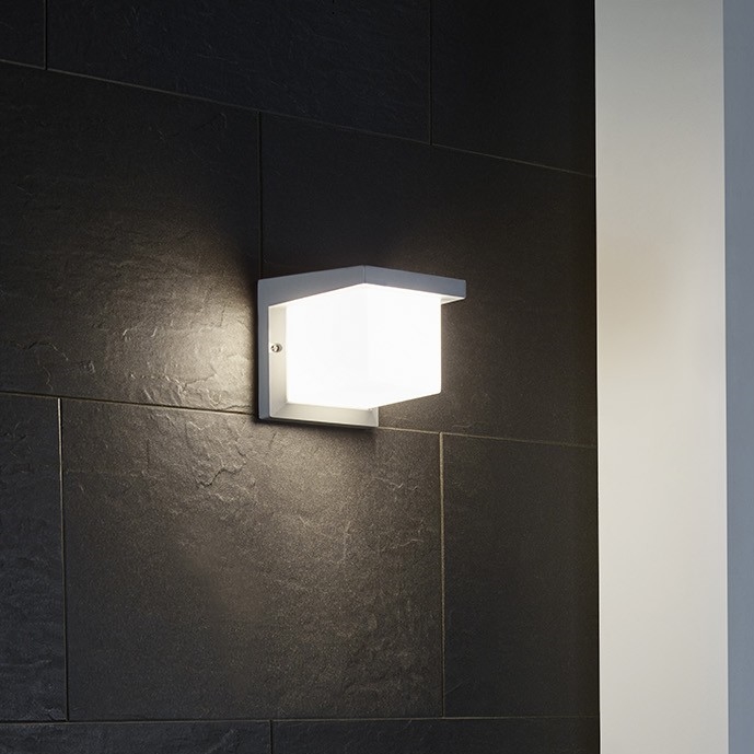 Eglo 65045 - LED Kinkiet zewnętrzny DESELLA PRO LED/10W/230V IP54 srebrny
