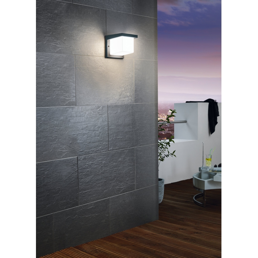 Eglo 65046 - LED Kinkiet zewnętrzny DESELLA PRO LED/10W/230V IP54 antracyt