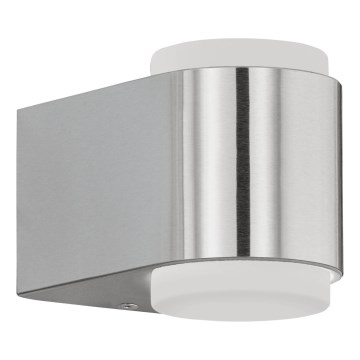 Eglo 65054 - LED Kinkiet zewnętrzny BRIONES PRO 2xLED/3W/230V IP44 chrom błyszczący