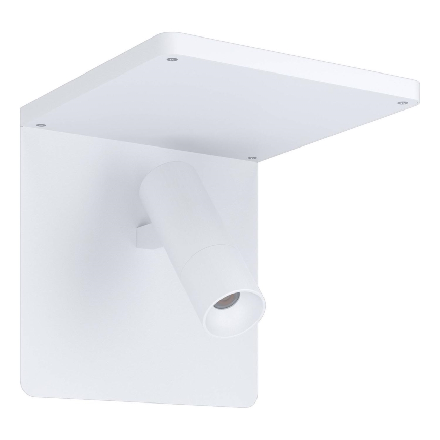 Eglo 67562 - LED Kinkiet z półką CIGLIE LED/8,1W/230V biały