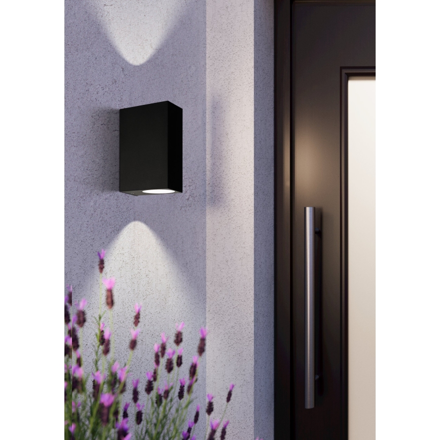 Eglo 74023 - Kinkiet zewnętrzny SCOGLIERA 2xGU10/5W/230V IP44