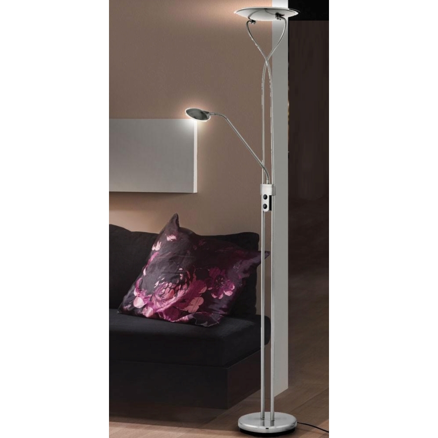 Eglo 75317 - LED Lampa podłogowa PENJA 1xLED/18W+1xLED/6W