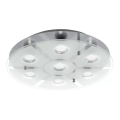 Eglo 75343 - LED ściemnialna lampa sufitowa CABO-SD 7xGU10/5W/230V śr. 46 cm matowy chrom