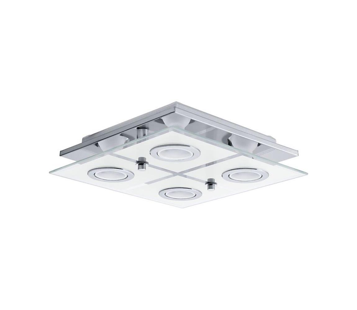 Eglo 75378 - LED RGB Plafon ściemnialny CABO-C 4xGU10/4W/230V +pilot