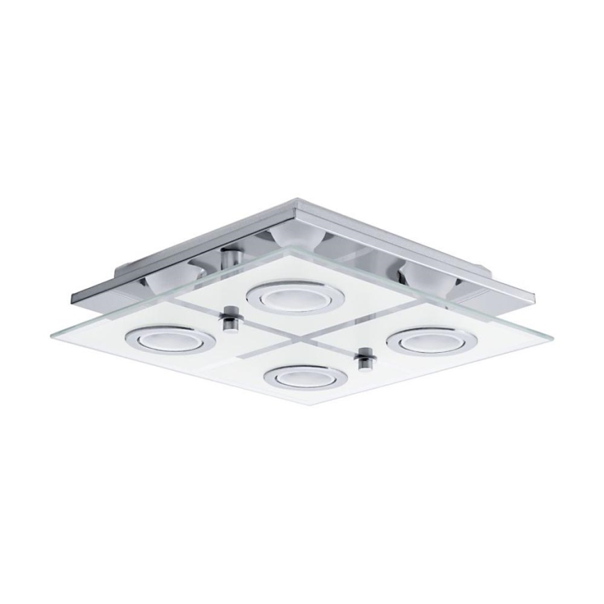 Eglo 75378 - Ściemnialna lampa sufitowa RGBW CABO-C 4xGU10/4W/230V + zdalne sterowanie