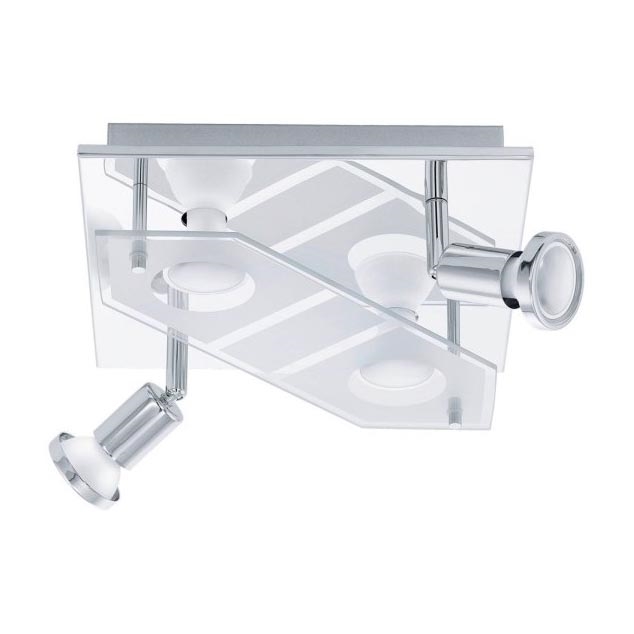Eglo 75379 - LED RGBW ściemnialna oprawa punktowa CABO-C 4xGU10/4W/230V + pilot zdalnego sterowania