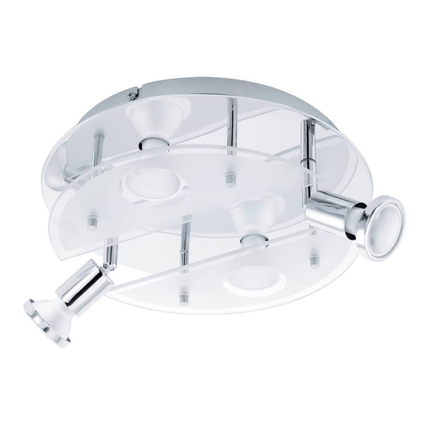 Eglo 75381 - LED RGBW Oświetlenie punktowe ściemnialne CABO-C 4xGU10/4W/230V + zdalne sterowanie