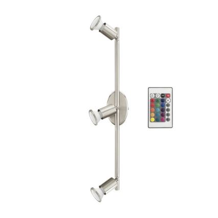Eglo 75385 - LED RGB Oświetlenie punktowe BUZZ-C 3xGU10/4W/230V