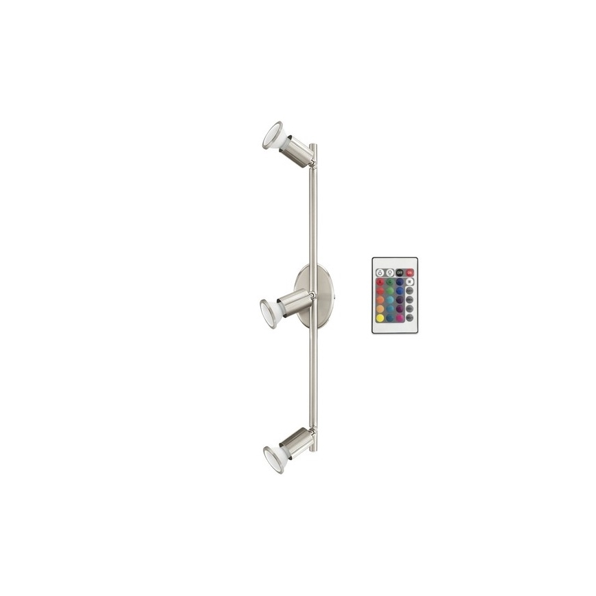 Eglo 75385 - LED RGB Oświetlenie punktowe BUZZ-C 3xGU10/4W/230V