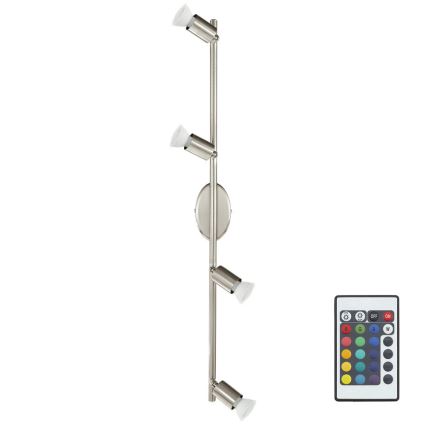 Eglo 75386 - LED RGB Oświetlenie punktowe BUZZ-C 4xGU10/4W/230V
