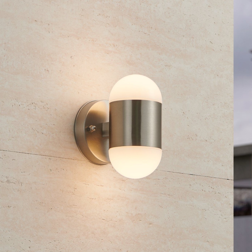 Eglo 75392 - LED Zewnętrzny kinkiet MEROLA 2xLED/3,7W/230V IP44 matowy chrom