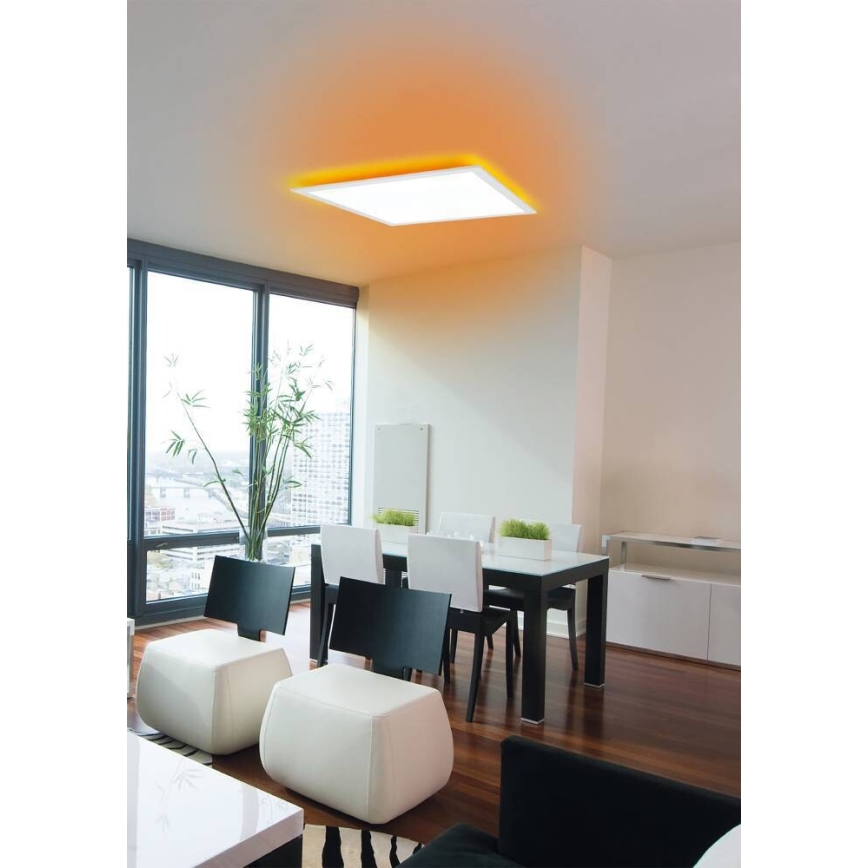 Eglo 75525 - LED RGBW Plafon ściemnialny SALOBRENA LED/12W/230V + pilot zdalnego sterowania