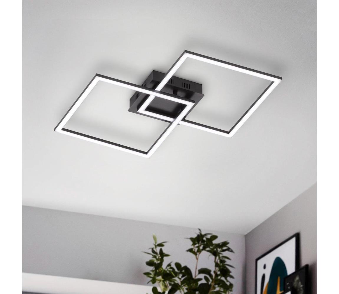 Eglo 75553 - LED Ściemnialny żyrandol natynkowy PALMAVES LED/28W/230V 3000-6500K+pilot