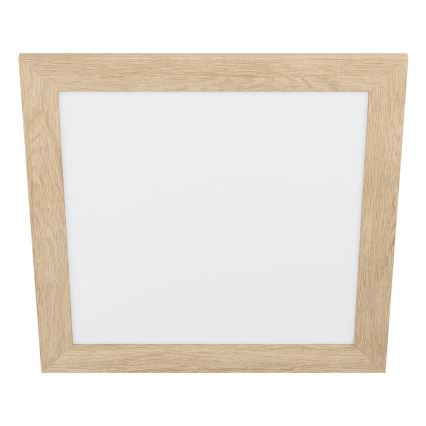 Eglo 75643 - LED Plafon CALEMAR LED/19W/230V 4000K 43,7x 43,7 cm brązowy