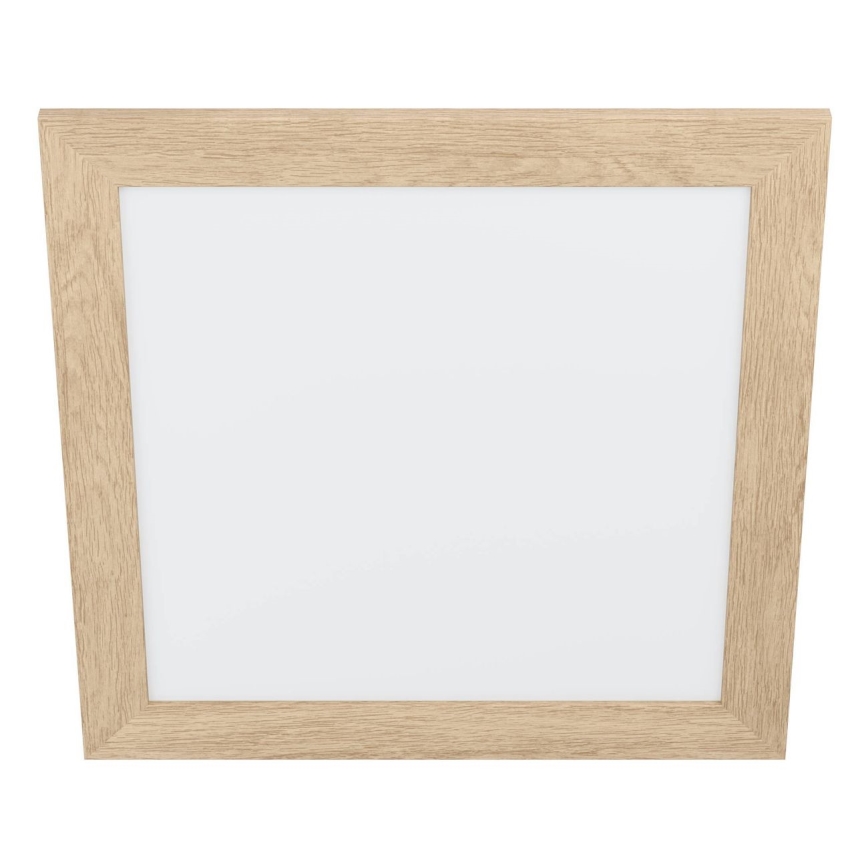 Eglo 75643 - LED Plafon CALEMAR LED/19W/230V 4000K 43,7x 43,7 cm brązowy