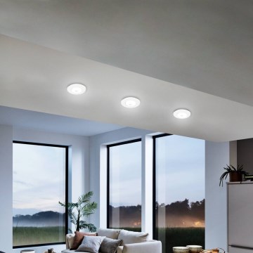 Eglo 75763 - ZESTAW 3x LED Oprawa wpuszczana ZUJAR LED/3,4W/230V biała