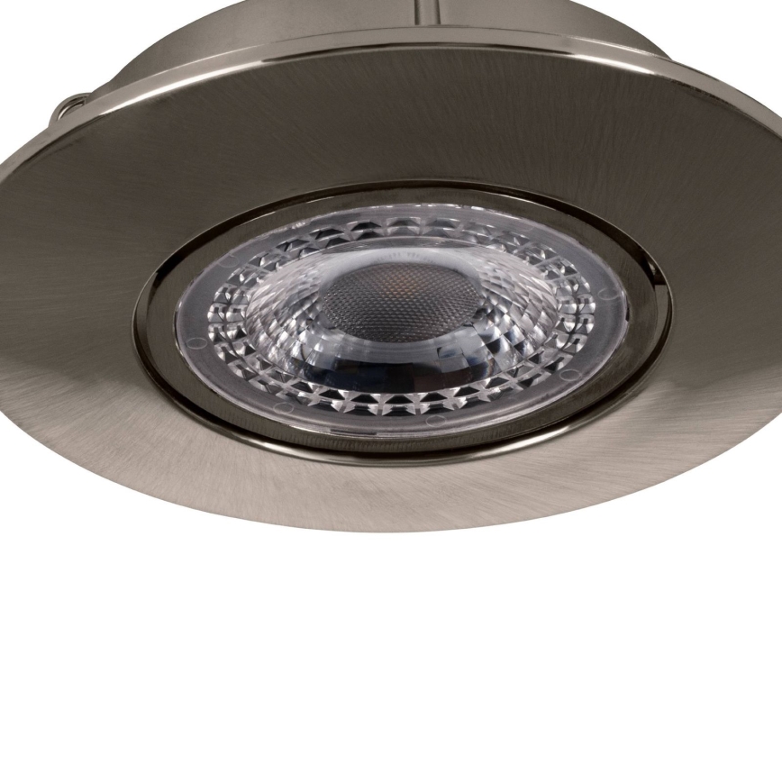 Eglo 75765 - ZESTAW 3x LED Oprawa wpuszczana ZUJAR LED/3,4W/230V matowy chrom