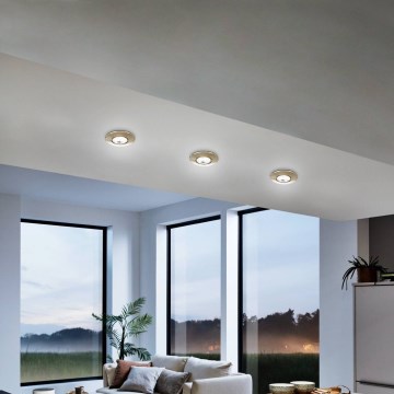 Eglo 75765 - ZESTAW 3x LED Oprawa wpuszczana ZUJAR LED/3,4W/230V matowy chrom