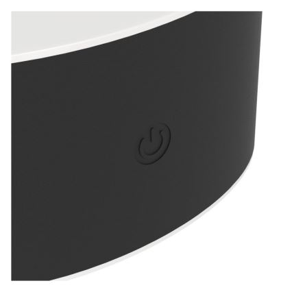 Eglo - LED ściemnialny ładowalny dotykowy kinkiet zewnętrzny LED/5W/5V 2000 mAh 3000/4000/6500K IP44 czarny