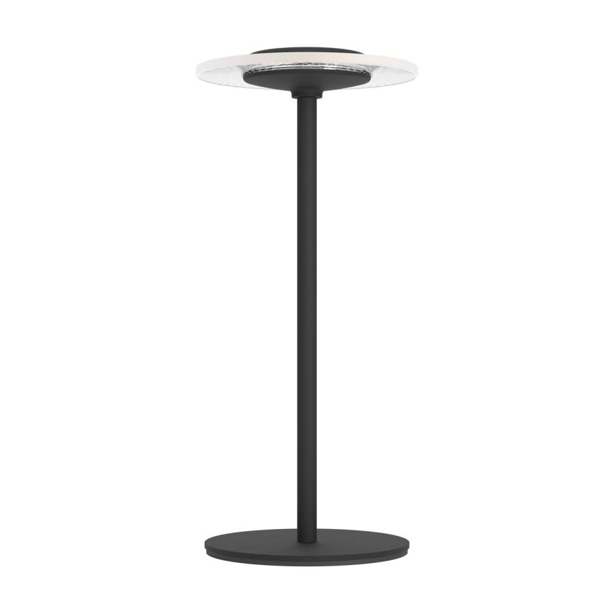 Eglo - LED RGBW ściemnialna, ładowalna, dotykowa lampka stołowa LED/5V 2000 mAh, czarna