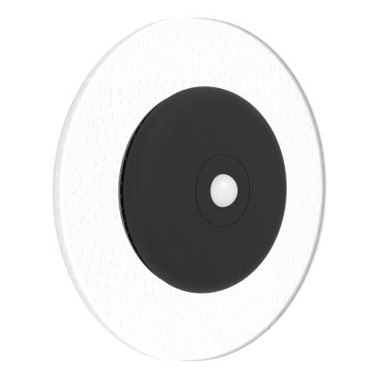 Eglo - LED RGBW ściemnialna ładowalna oprawa ścienna z czujnikiem ruchu i zmierzchu LED/5V 2000 mAh czarna + pilot