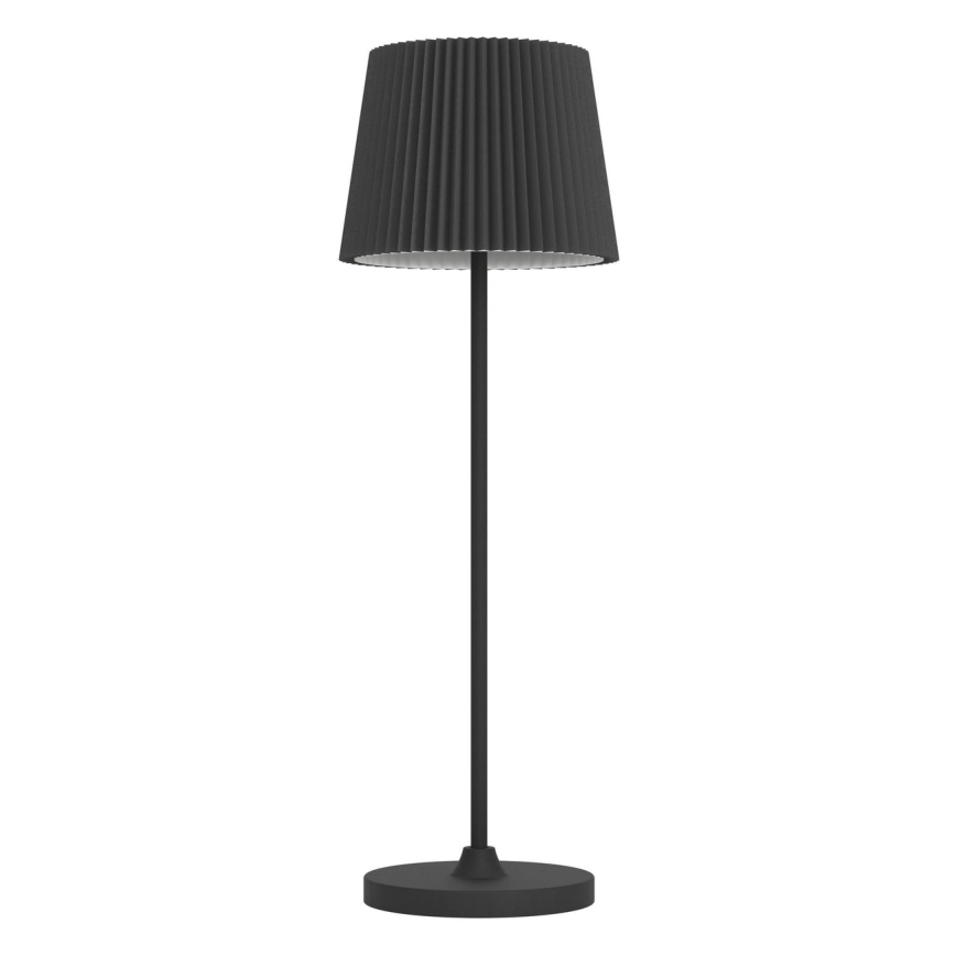Eglo - Dotykowa ściemniana lampka stołowa LED, ładowalna, 3,8W/5V, 2400/3000/4000K, 2000 mAh, czarna