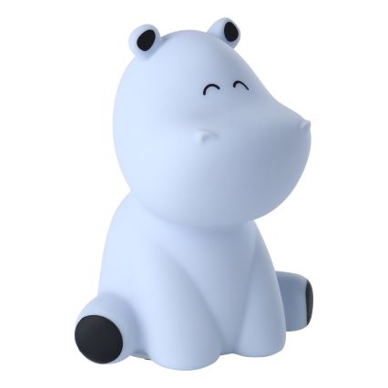 Eglo - LED RGBW Ładowalna dotykowa lampka nocna dla dzieci LED/5W/5V 1200 mAh hipopotam