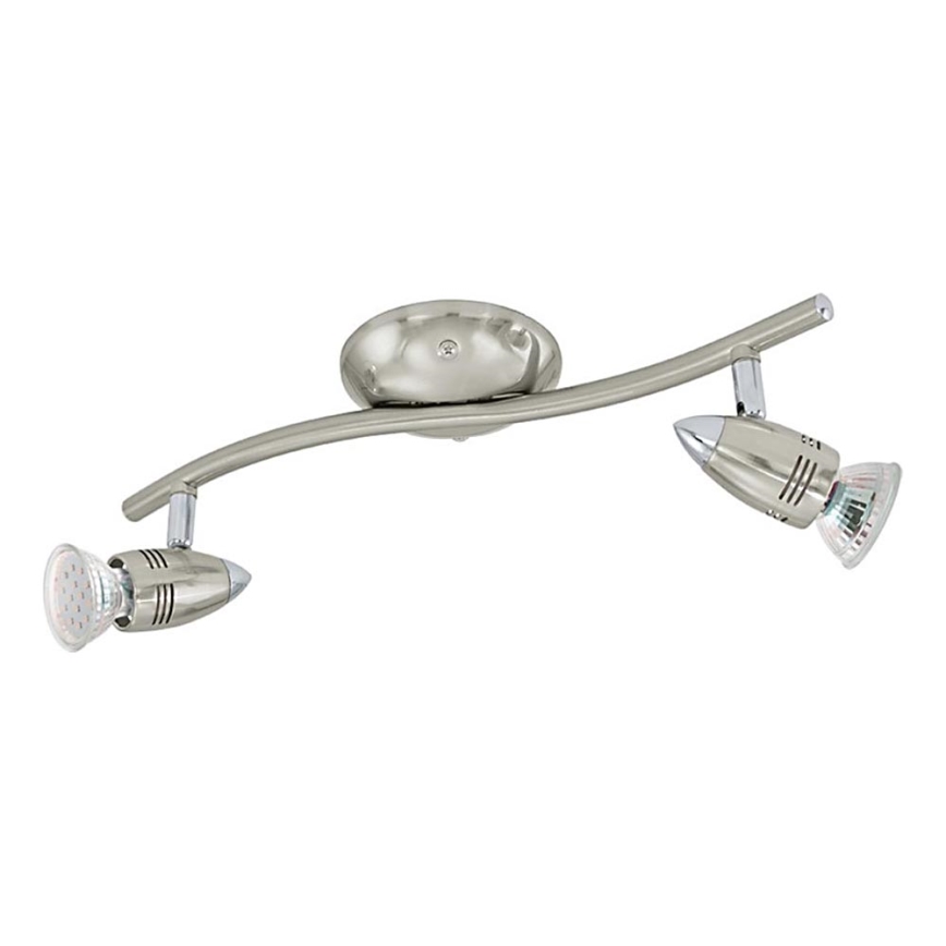 Eglo 78023 - LED Oświetlenie punktowe MAGNUM 2xGU10/3W/230V 3000K matowy chrom