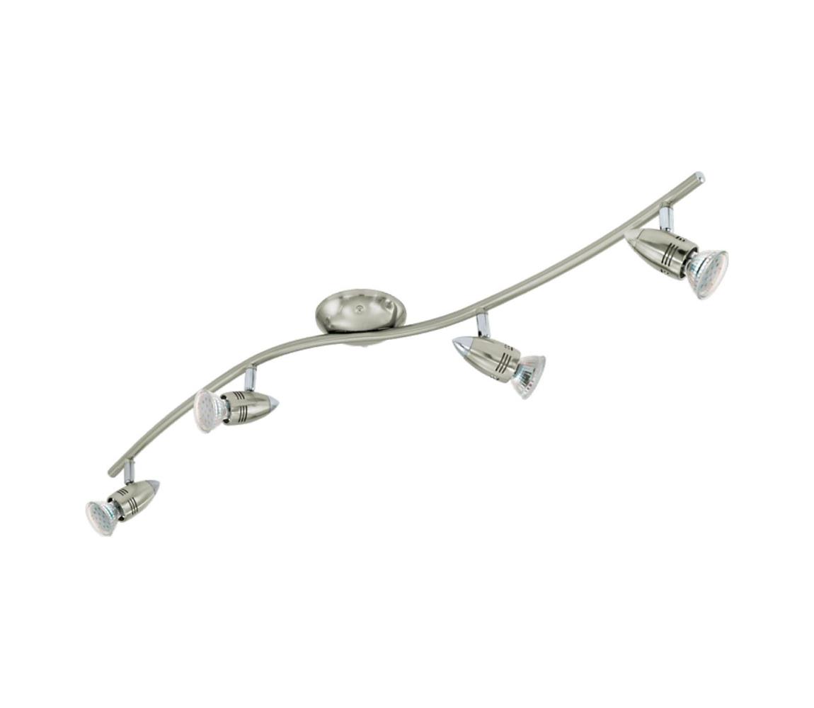 Eglo 78025 - LED Oświetlenie punktowe MAGNUM 4xGU10/3W/230V 3000K matowy chrom