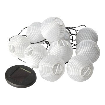 Eglo 780347 - Solarny łańcuch LED 10xLED/4,3m 300 mAh IP44