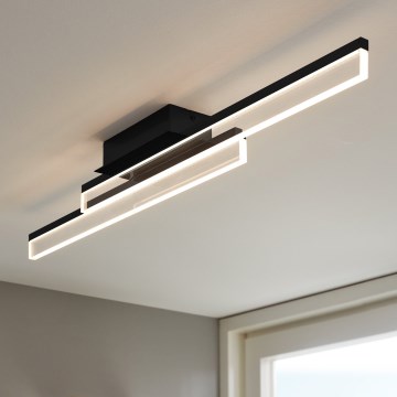Eglo 780433 - LED oprawa sufitowa do łazienki YANGUAS 2xLED/11W/230V 3000K IP44 czarny