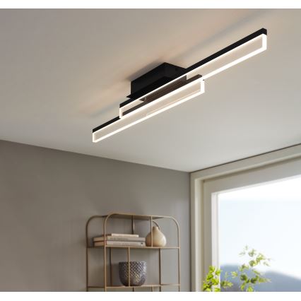Eglo 780433 - LED Plafon łazienkowy YANGUAS 2xLED/11W/230V 3000K IP44 matowy chrom