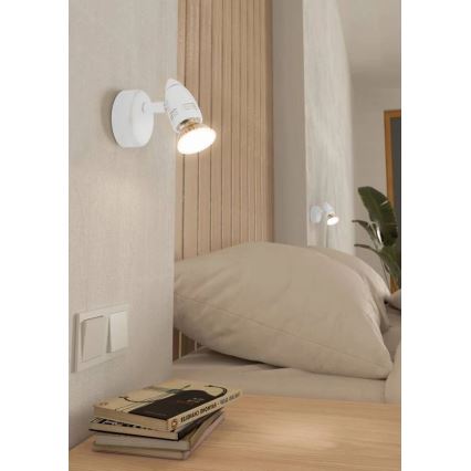 Eglo 780447 - LED Kinkiet punktowy SABADELL 1xGU10/2,8W/230V 3000K biały