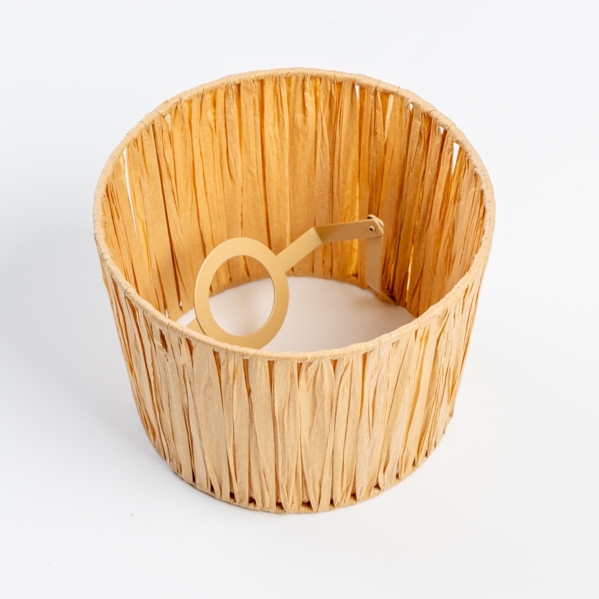 Uniwersalny abażur KERIA, śr. 20 cm, rafia