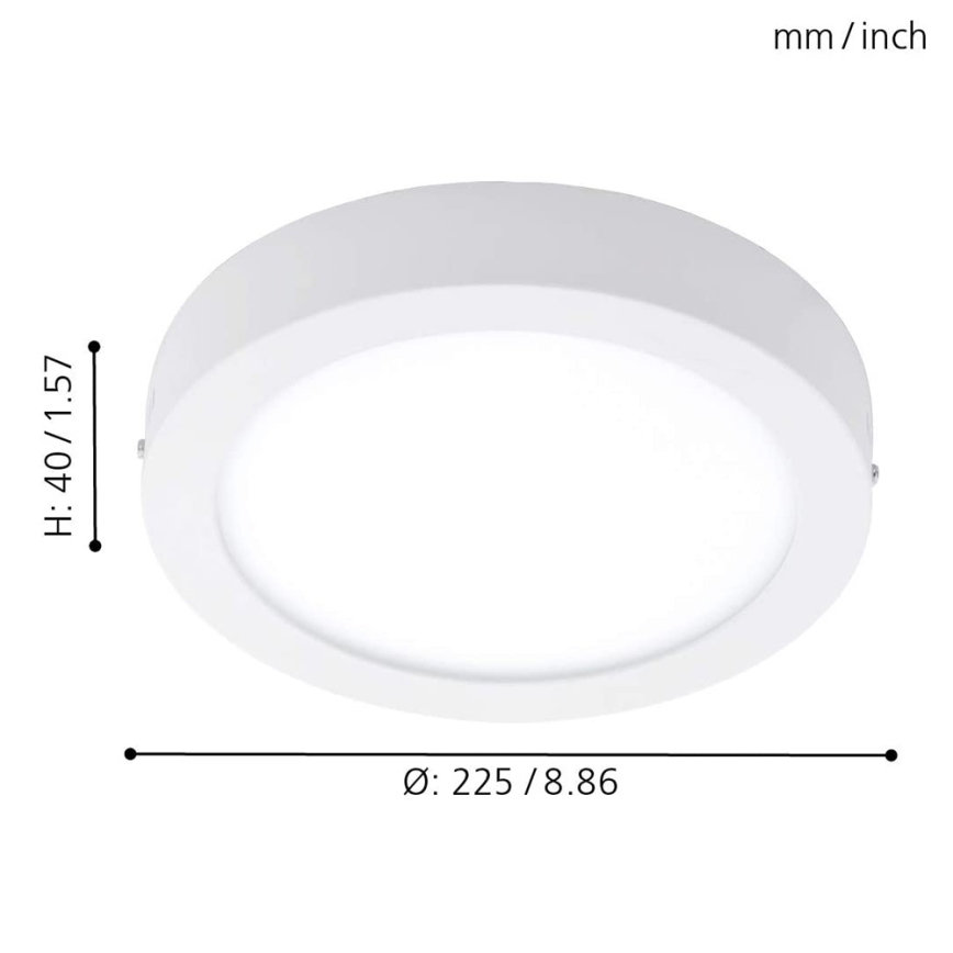 Eglo 78201 - LED Plafon FUEVA LED/16,5W/230V