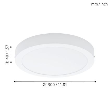 Eglo 78203 - LED Plafon FUEVA LED/22W/230V