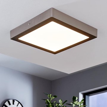 Eglo 78218 - Oprawa sufitowa LED FUEVA LED/22W/230V 30x30 cm matowy chrom