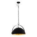 Eglo 78441 - Żyrandol na łańcuchu COVALEDA 1xE27/60W/230V czarne