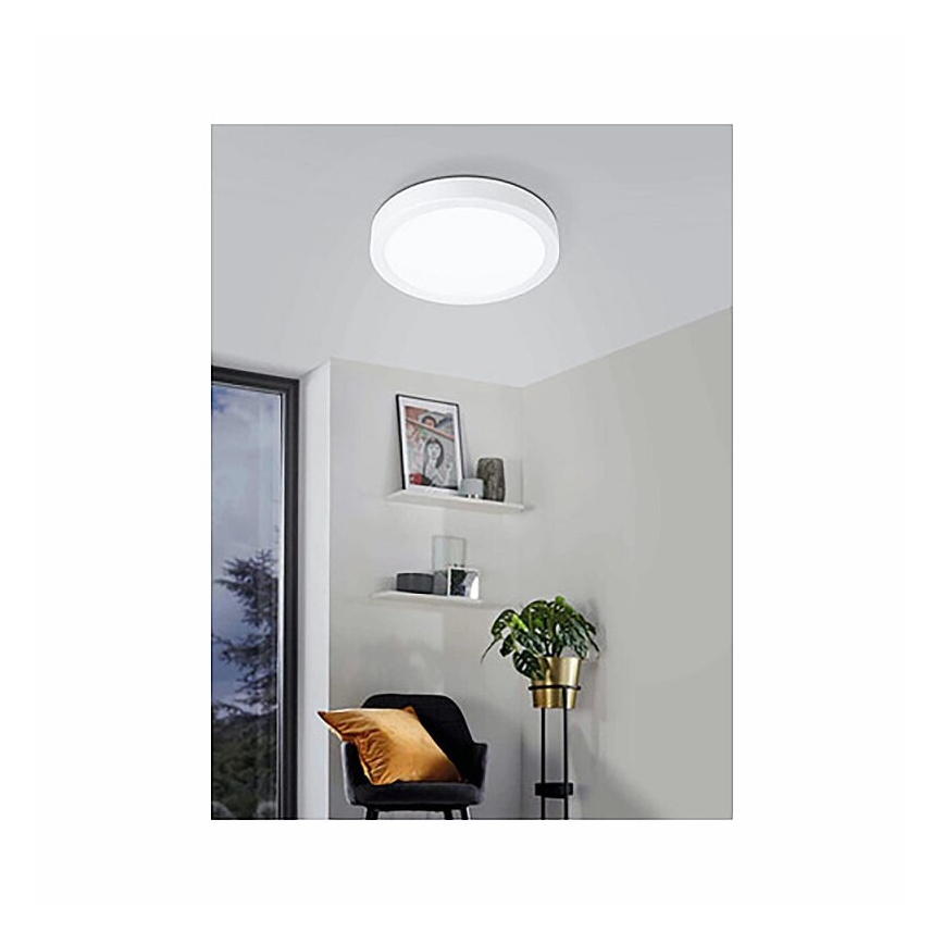 Eglo 78668 - Oprawa sufitowa LED FUEVA LED/17W/230V śr. 21 cm biała