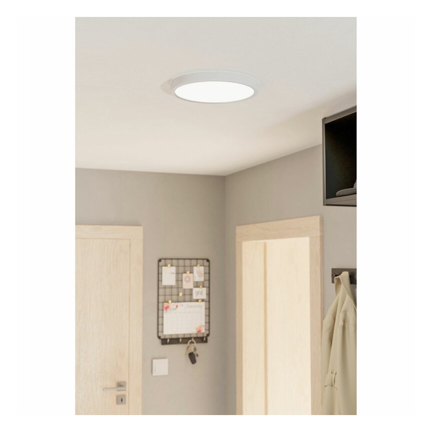 Eglo 78669 - LED lampa sufitowa FUEVA LED/20,5W/230V śr. 28,5 cm biała