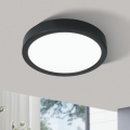 Eglo 78676 - LED lampa sufitowa FUEVA LED/17W/230V śr. 21 cm czarna